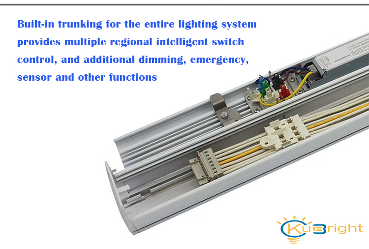 trunk rail Dimming 0-10V PWM DALI system 24w 40w 60w linear led light