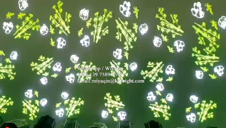 Lovely panda gobo projector light